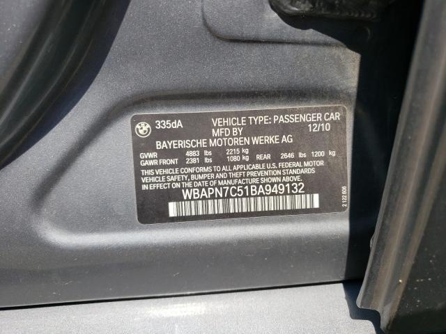 2011 BMW 335 D WBAPN7C51BA949132