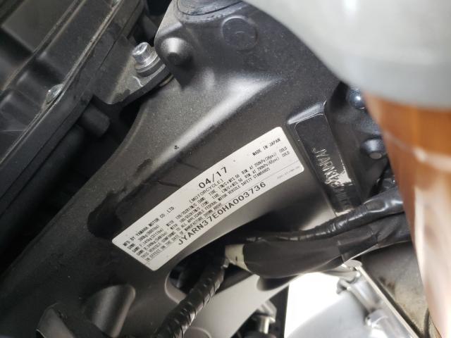 2017 YAMAHA FJ09 JYARN37E0HA003736