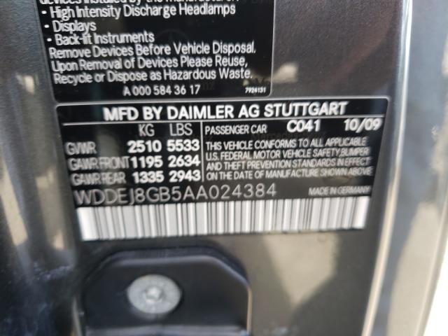 2010 MERCEDES-BENZ CL 550 4MA WDDEJ8GB5AA024384