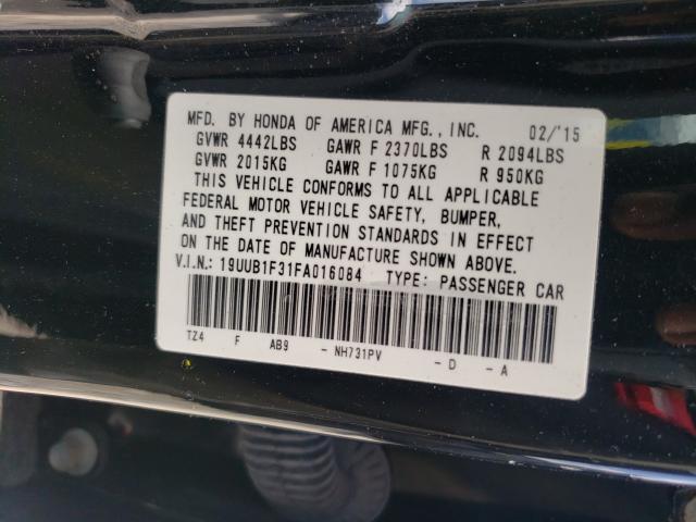 2015 ACURA TLX 19UUB1F31FA016084