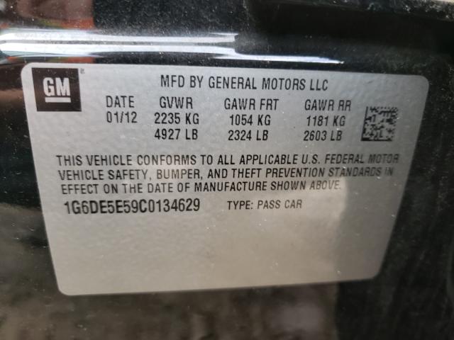 2012 CADILLAC CTS LUXURY 1G6DE5E59C0134629