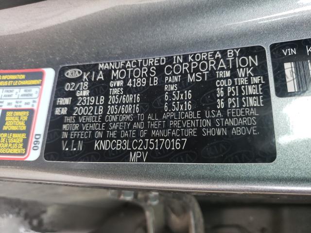 2018 KIA NIRO FE KNDCB3LC2J5170167