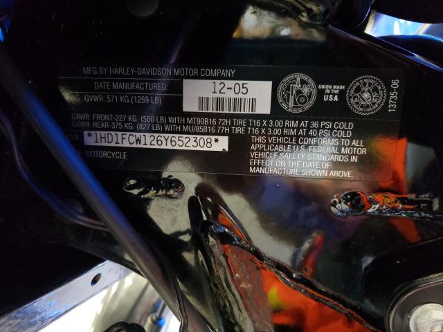 2006 HARLEY-DAVIDSON FLHTCUI 1HD1FCW126Y652308