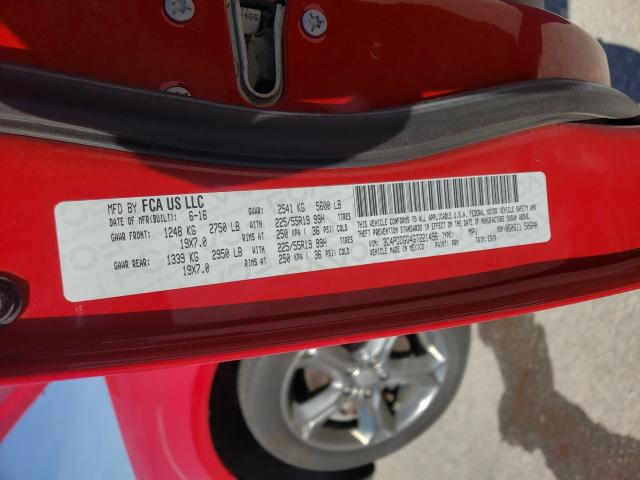 2016 DODGE JOURNEY 3C4PDDGG4GT221496