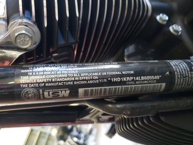 2020 HARLEY-DAVIDSON FLHXS 1HD1KRP14LB605549