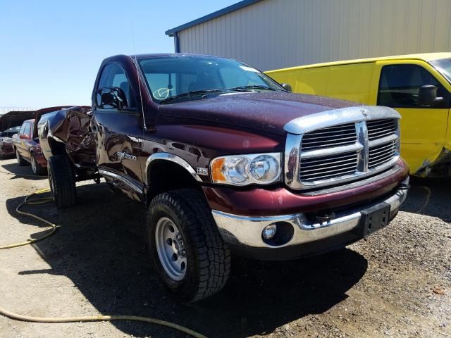 Salvage trucks for sale at Helena, MT auction: 2005 Dodge RAM 2500 S