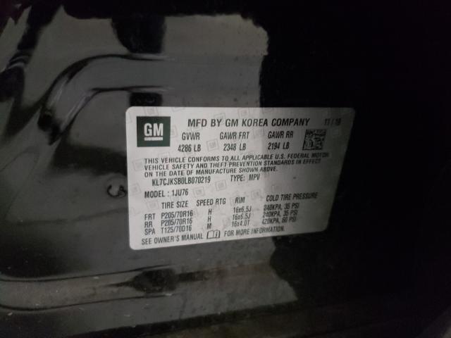 Chevrolet Trax 2019 -auction- 9