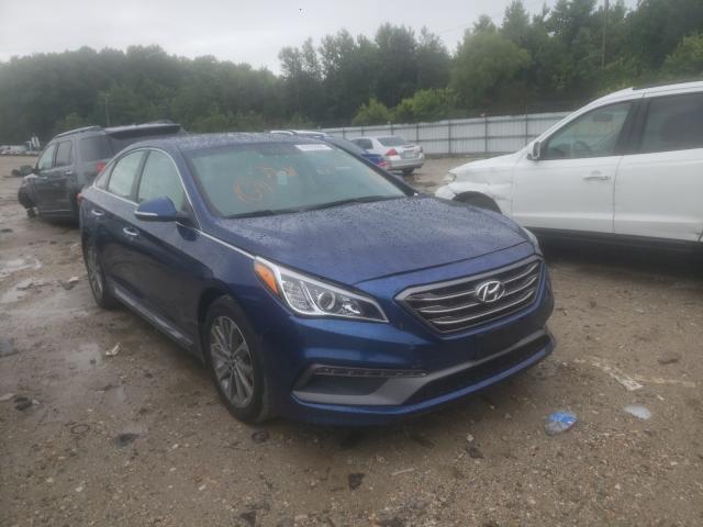  HYUNDAI SONATA 2017 Синий