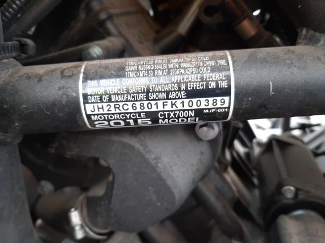 2015 HONDA CTX700 N JH2RC6801FK100389