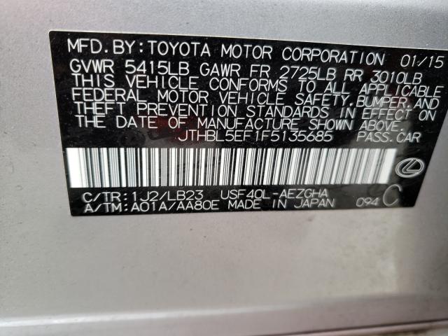 2015 LEXUS LS 460 JTHBL5EF1F5135685