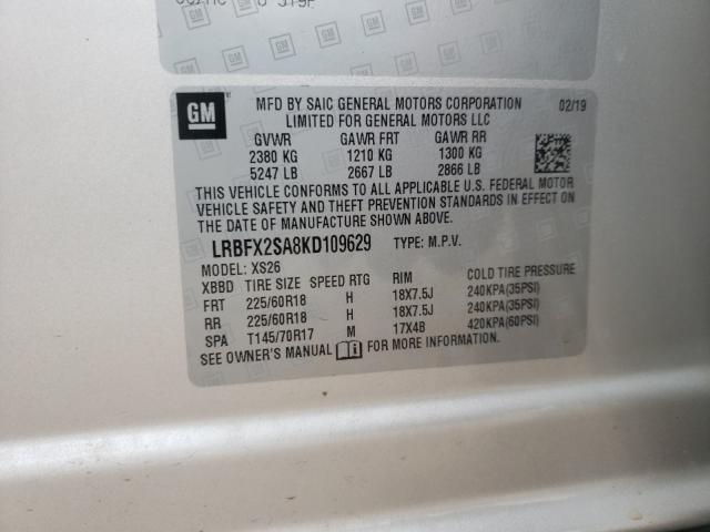 2019 BUICK ENVISION E LRBFX2SA8KD109629