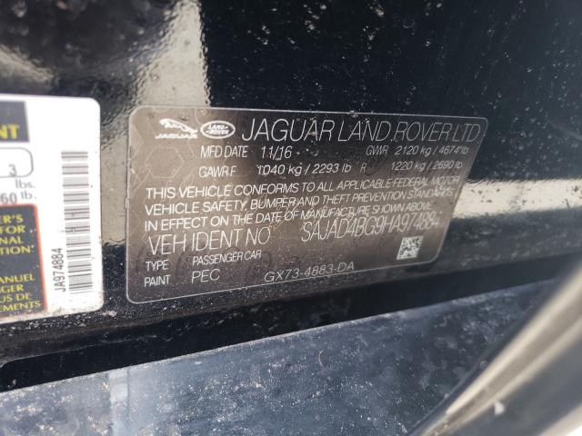 2017 JAGUAR XE PREMIUM SAJAD4BG9HA974884