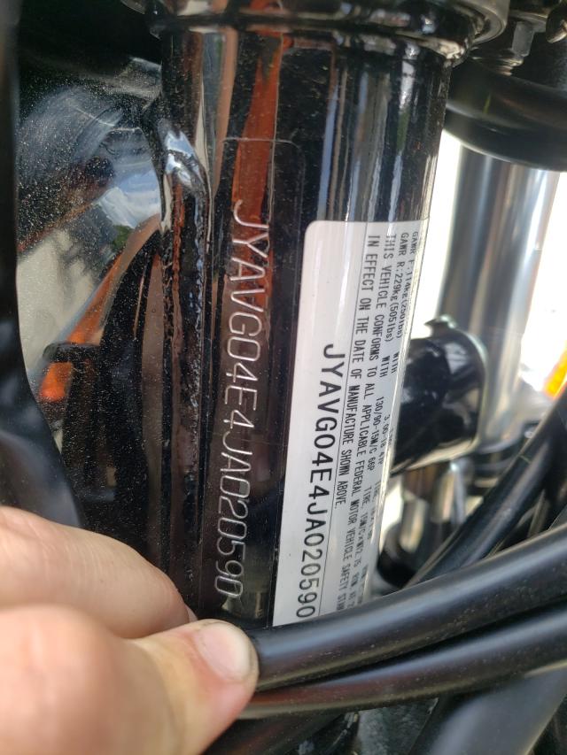 2018 YAMAHA XV250 JYAVG04E4JA020590