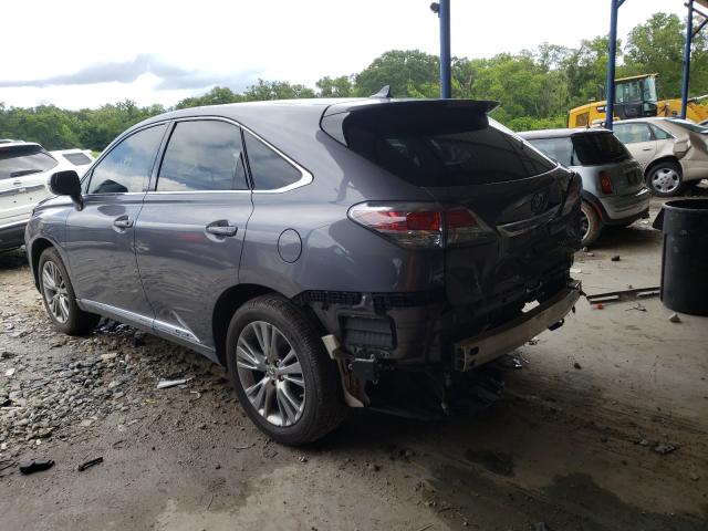 2013 LEXUS RX 450 JTJZB1BA2D2412831