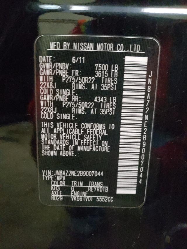 2011 INFINITI QX56 JN8AZ2NE2B9007044