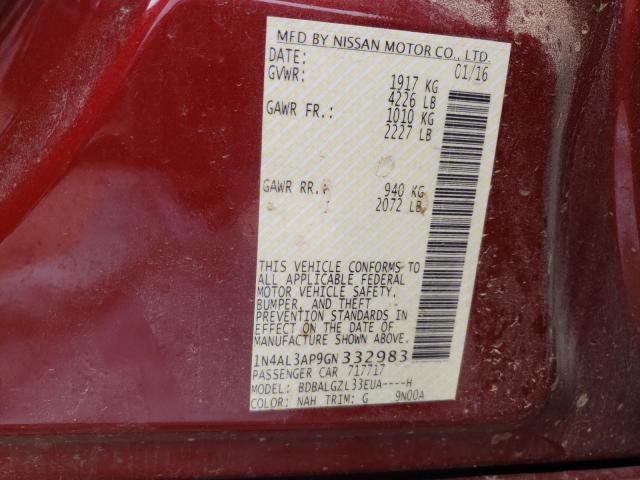 Фото: 1N4AL3AP9GN332983 - 10