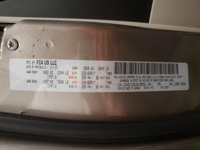 2018 CHRYSLER PACIFICA H 2C4RC1H73JR139763