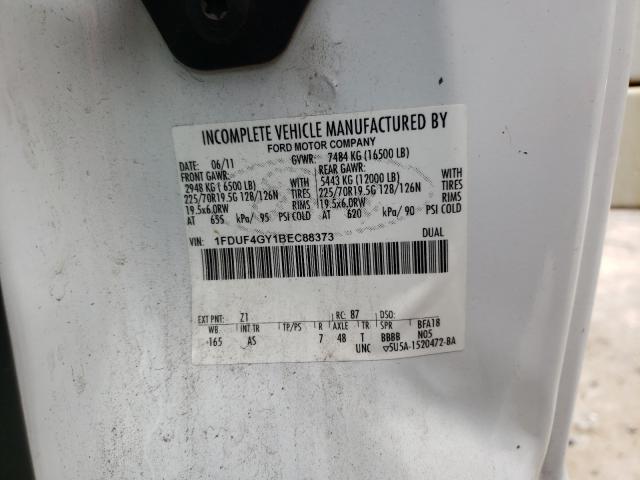 2011 FORD F450 SUPER 1FDUF4GY1BEC88373