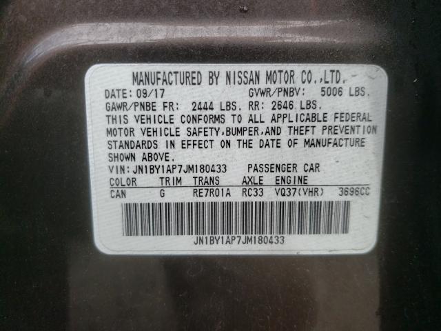 2018 INFINITI Q70 3.7 LU JN1BY1AP7JM180433