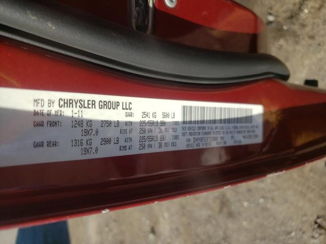 2011 DODGE JOURNEY LU 3D4PH9FG1BT518949
