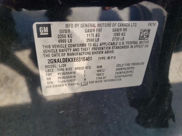 2014 CHEVROLET .CK2500 2GNALDEKXE6316461