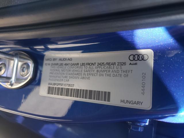 2015 AUDI S3 PREMIUM WAUBFGFF5F1073537