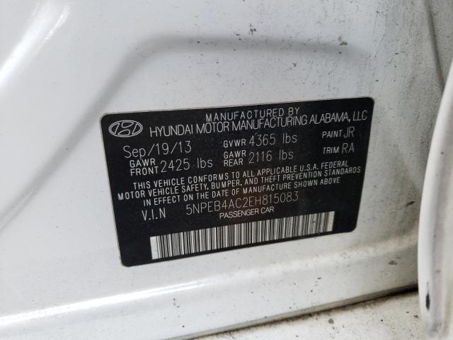 2014 HYUNDAI 260 5NPEB4AC2EH815083