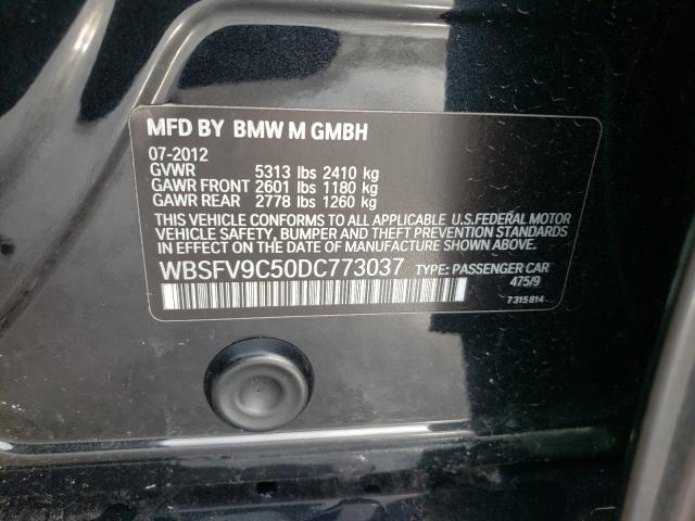2013 BMW M5 WBSFV9C50DC773037