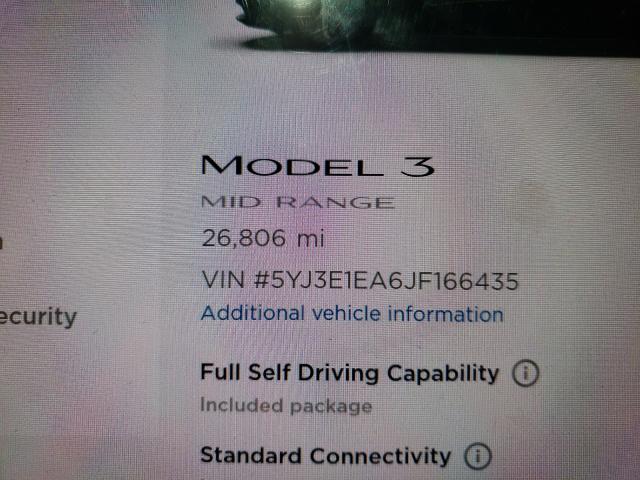 2018 TESLA MODEL 3 5YJ3E1EA6JF166435