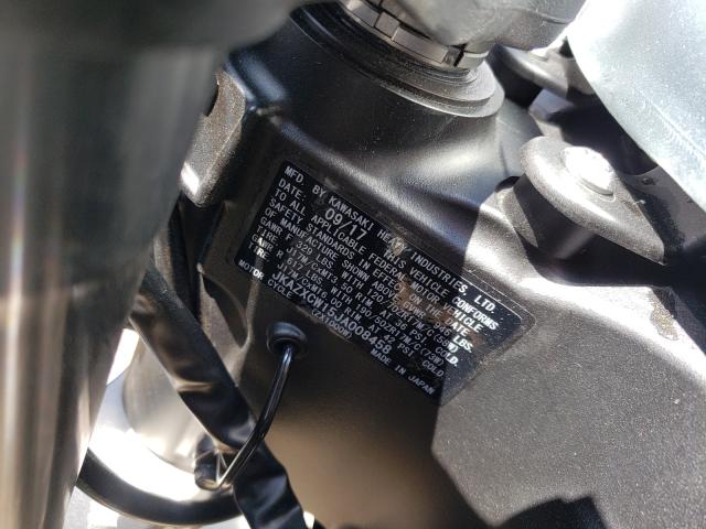 2018 KAWASAKI ZX1000 JKAZXCW15JA008458