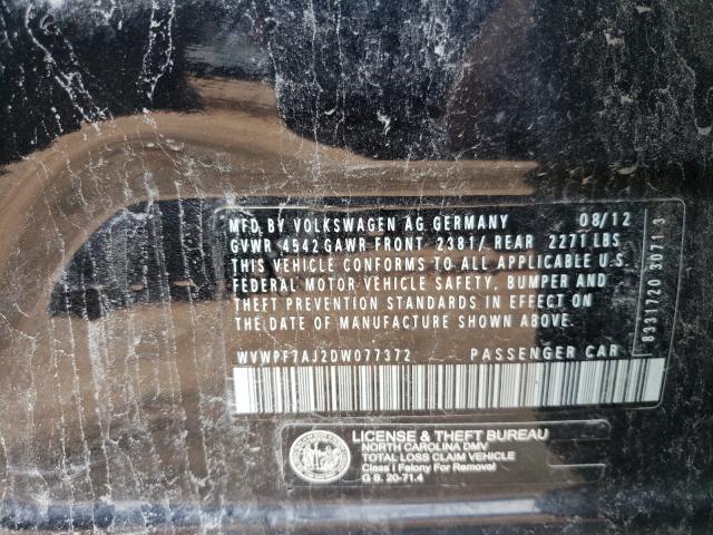2013 VOLKSWAGEN GOLF R WVWPF7AJ2DW077372