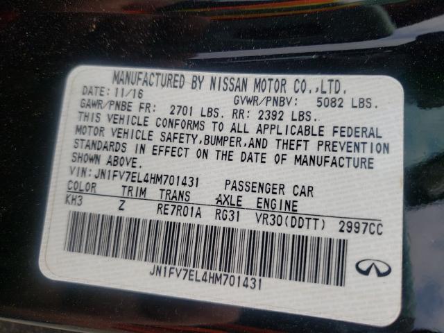 2017 INFINITI Q60 RED SP JN1FV7EL4HM701431