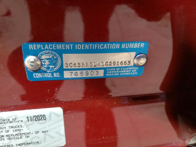 2020 RAM 3500 TRADE 3C63RRGL4LG291665