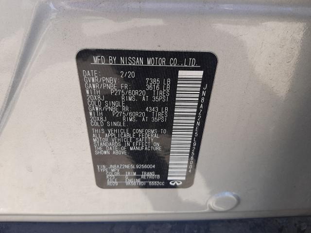 2020 INFINITI QX80 LUXE JN8AZ2NE5L9256004