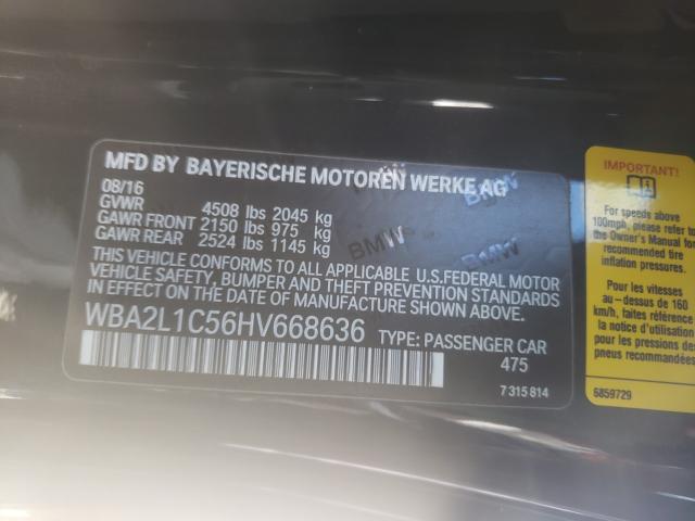 2017 BMW M240I WBA2L1C56HV668636