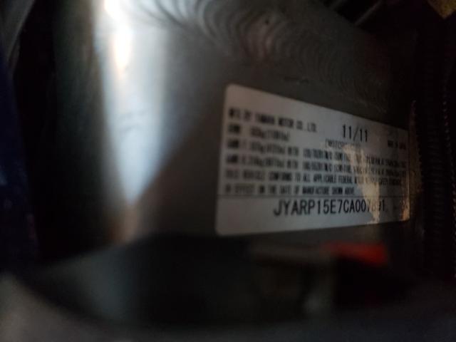 2012 YAMAHA FJR1300 A JYARP15E7CA007891