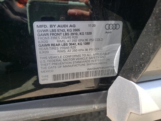 2021 AUDI SQ5 PREMIU WA1B4AFY4M2027948