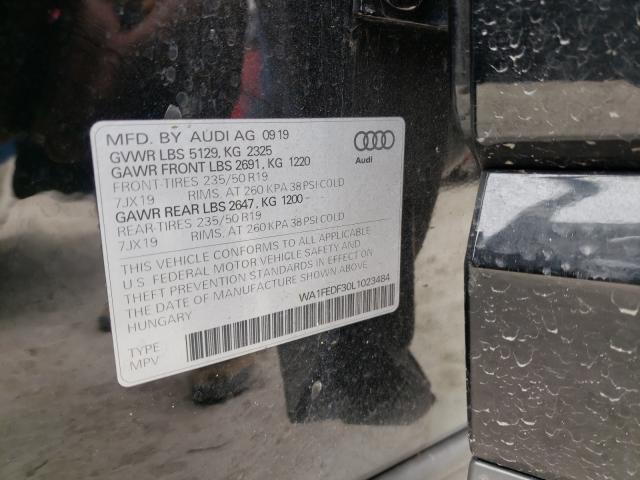 2020 AUDI Q3 PRESTIG WA1FEDF30L1023484