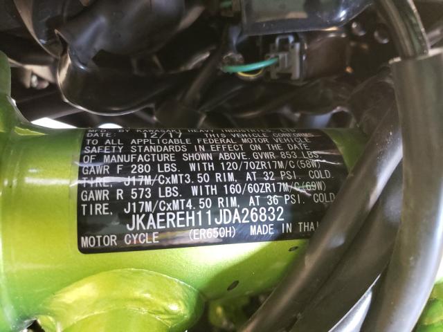 2018 KAWASAKI ER650 H JKAEREH11JDA26832