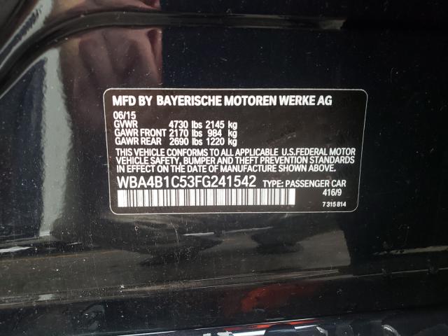 2015 BMW 435 I GRAN WBA4B1C53FG241542