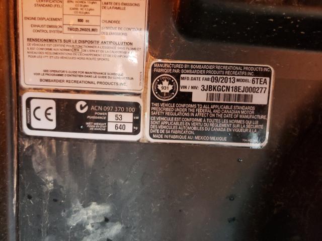 2014 CAN-AM COMMANDER 3JBKGCN18EJ000277