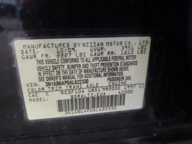 2010 NISSAN SENTRA SE- 3N1AB6AP0AL622330