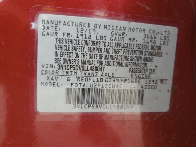 2020 NISSAN KICKS SR 3N1CP5DV0LL488047