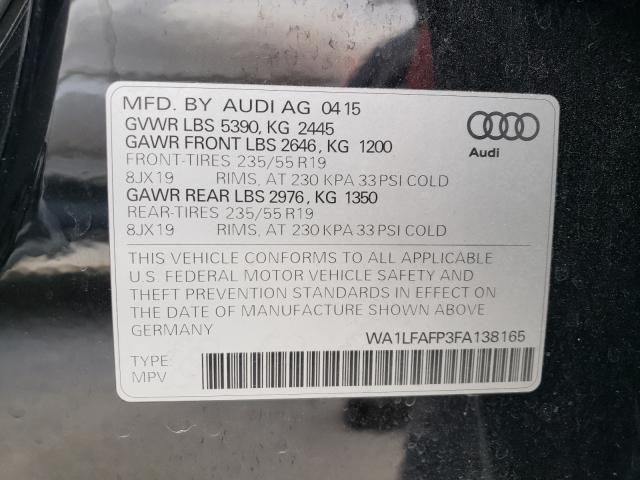 2015 AUDI 100 S QUAT WA1LFAFP3FA138165