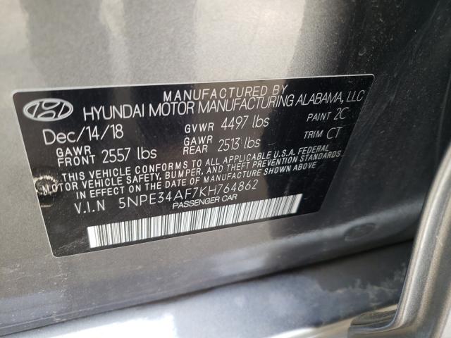 2019 HYUNDAI SONATA LIM 5NPE34AF7KH764862