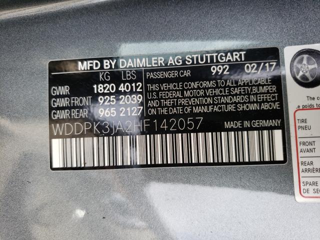 2017 MERCEDES-BENZ SLC 300 WDDPK3JA2HF142057