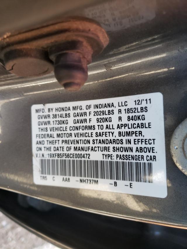 2012 HONDA CIVIC NATU 19XFB5F56CE000472