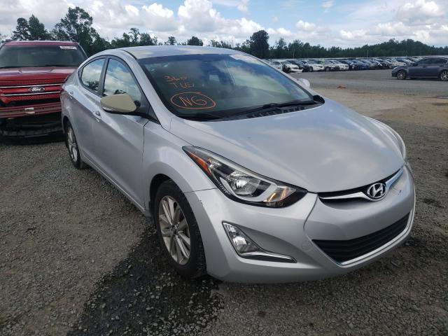 Salvage cars for sale from Copart Lumberton, NC: 2016 Hyundai Elantra SE