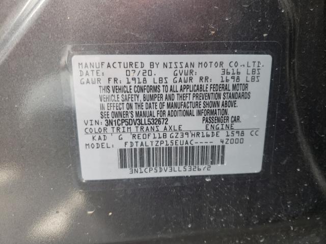 2020 NISSAN KICKS SR 3N1CP5DV3LL532672