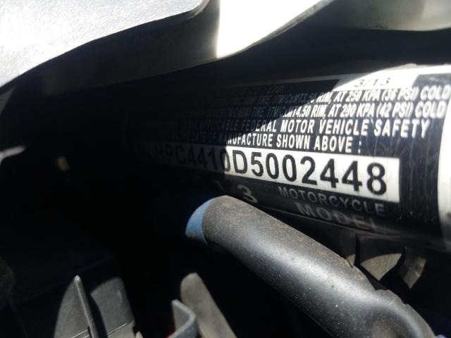2013 HONDA CBR500 R MLHPC4410D5002448